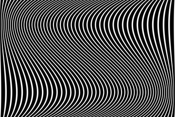 Abstract wavy lines design.