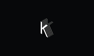 alphabet k logo design 