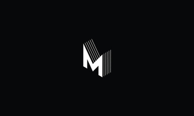 alphabet m logo design 