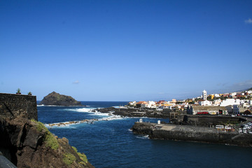 Fototapeta na wymiar Small town of Garachico in Tenerife, Canary Islands.