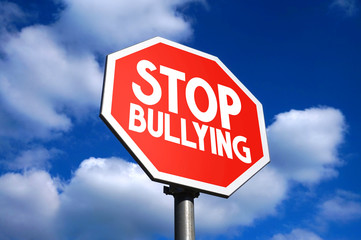 Stop bullying sign