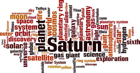 Saturn word cloud