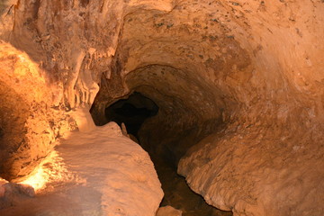 SCENERY FROM INSIDE A CAVE