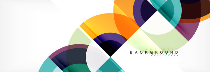 Obraz premium Wektorowy kółkowy abstrakcjonistyczny tło