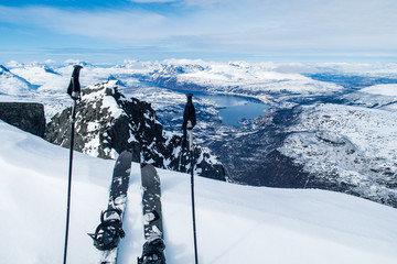 splitboarding in norway