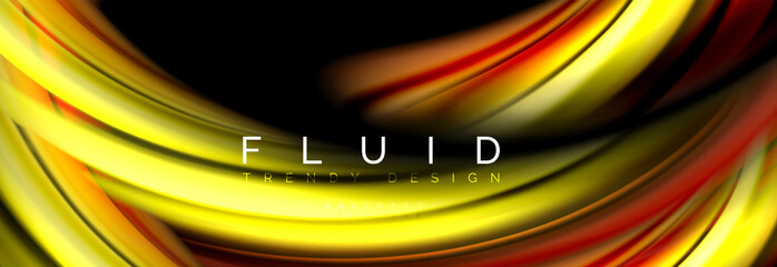 Fluid color motion concept