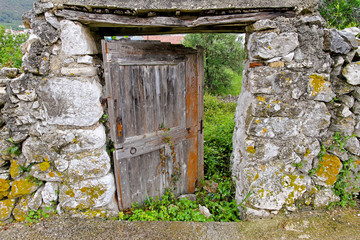 Abandoned entrance