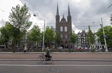 Fototapeta na wymiar Amsterdam Cathedral