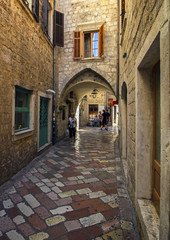 Kotor street (Montenegro)