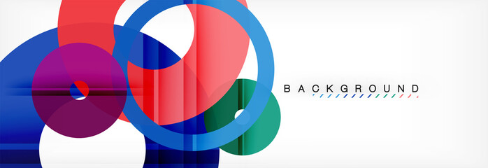 Obraz premium Modern geometrical abstract background