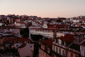 Fototapeta na wymiar lisbon view over city