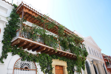 Fototapeta premium Flowered Balcony