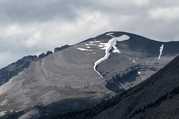 Dramatic landscape along the Icefields Parkway, Canada