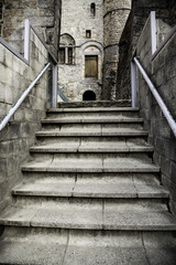 Old stone staircase