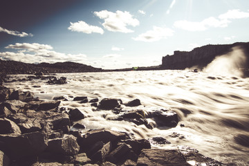 I took this shot in Iceland at Dettifoss Falls