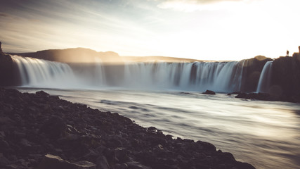 This was my favourite waterfall in Iceland. Godafoss in North Iceland was an amazing site