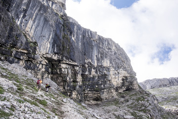 Salita al rifugio Velo della Madonna - San Martino di Castrozza