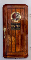 Door of a old sailing ship