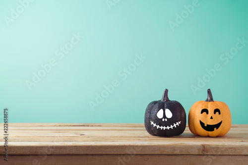 Halloween holiday concept with jack o lantern