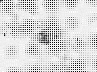 Abstract grunge square halftone vector background