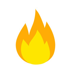 vector fire flames sign illustration isolated, stock vector fire icon
