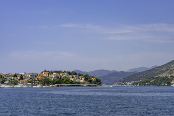 Fototapeta na wymiar Aerial Beautiful Landscape and Sea in Croatia