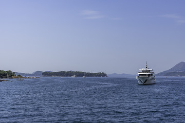 Aerial Beautiful Landscape and Sea in Croatia