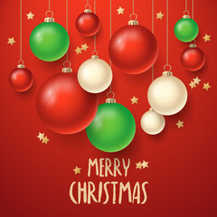 Fototapeta na wymiar Christmas holiday banner design