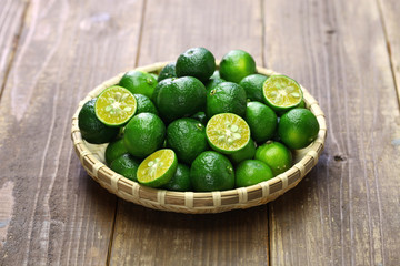 citrus depressa, taiwan tangerine,hirami lemon, thin skinned flat lemon