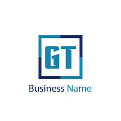 Obraz premium Initial Letter GT Logo Template Design