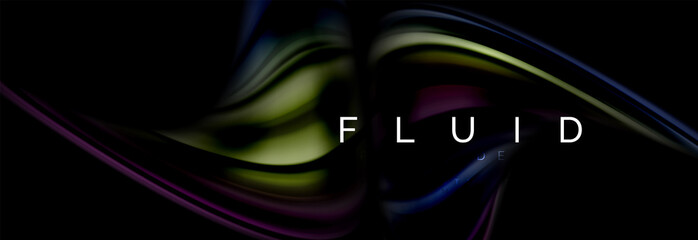 Fluid color motion concept