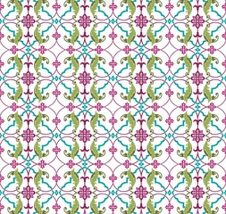 paisley floral pattern, textile , Rajasthan, royal India