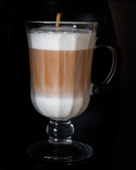 cup of coffee with cream