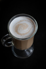 cup of coffee with cream