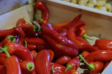 Légumes au marché de Mont de Marsan