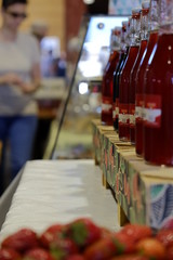 Boissons au marché de Mont de Marsan
