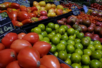 Tomates au marché de Mont de Marsan