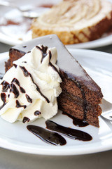 Austrian sweets specialty: Cake with decorative cream