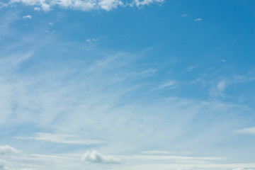 blue sky and clouds