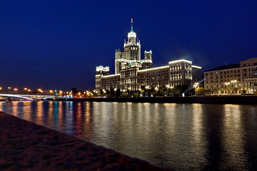 Moscow, residential building of the Stalinist era.