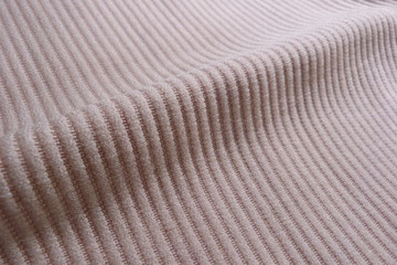 beige velor fabric closeup