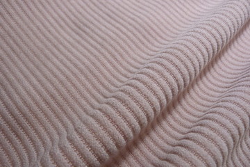 beige velor fabric closeup