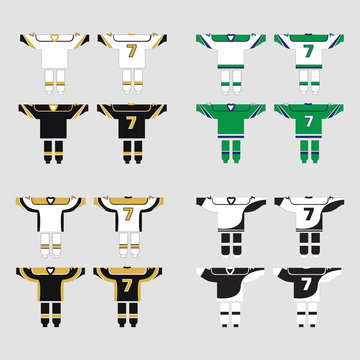 Hockey Jersey Template Vector Art, Icons, and Graphics for Free