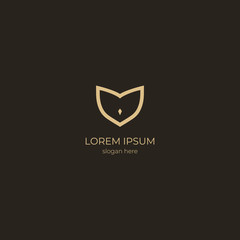 owl logo. vector design