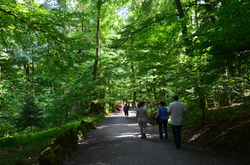 Wilhelmshoehe Castle Park in Kassel, Germany