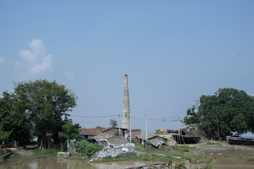 Travel In River With Sky