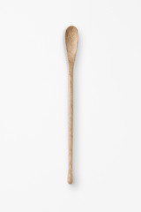 Kitchenware isolate on white paper texture background