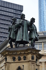 Fototapeta na wymiar Johannes Gutenberg monument Frankfurt