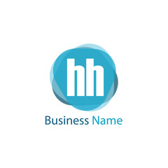 Initial Letter HH Logo Template Design