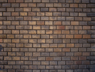 old red brick wall background